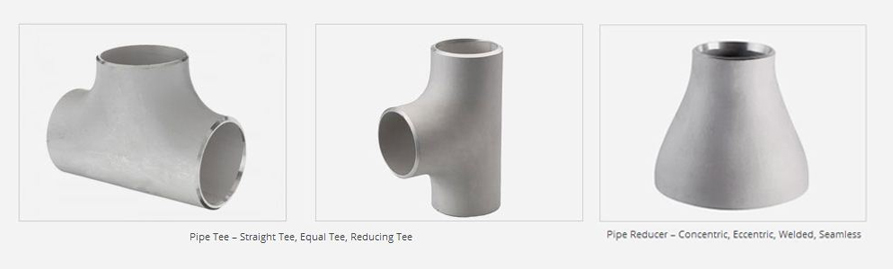 BUTT WELD REDUCING TEE AND REDUCERS